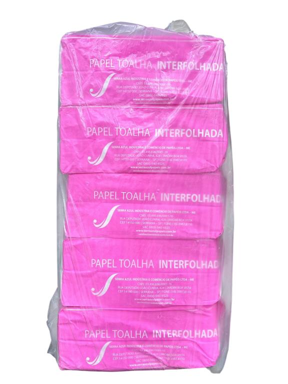 PAPEL INTERFOLHA EXTRA LUXO 22X21CM 2DB F.S. C/5.000FL SERRA AZUL