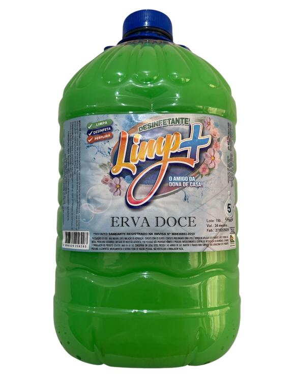 DESINFETANTE ERVA DOCE 5LT LIMP+