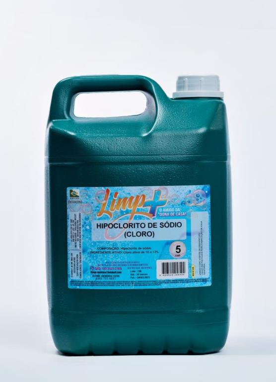 HIPOCLORITO DE SÓDIO ( CLORO ) 5LT LIMP+