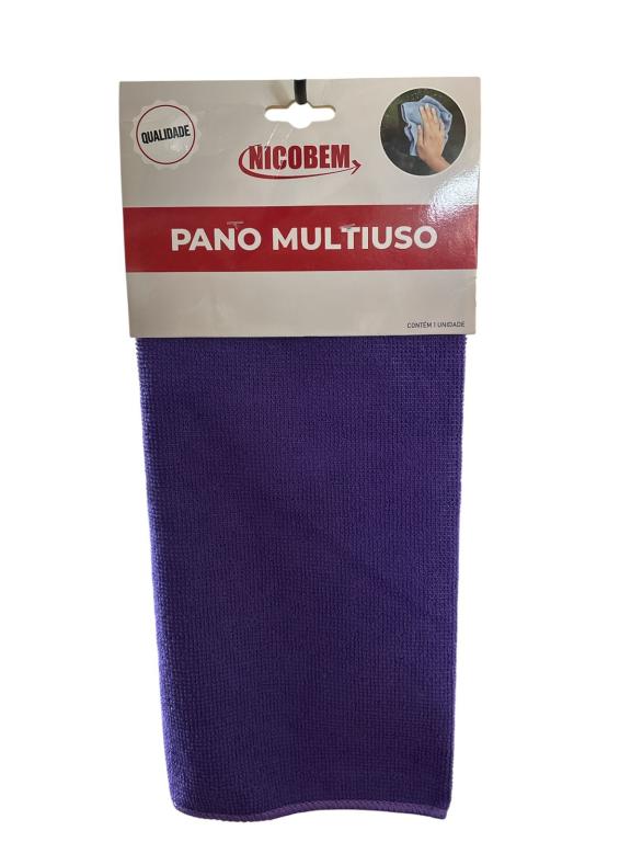 PANO DE MICROFIBRA 30X45CM NICOBEM