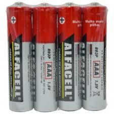 PILHA COMUM AAA C/4UN ALFACELL
