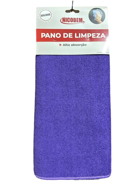 PANO DE MICROFIBRA 60X100CM NICOBEM