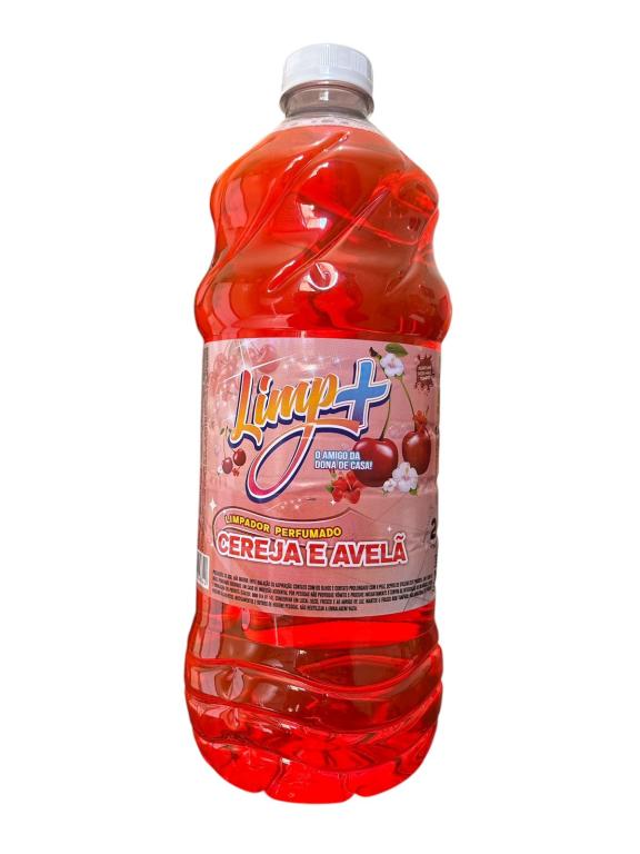 LIMPADOR PERFUMADO CEREJA E AVELÃ 2LT LIMP+