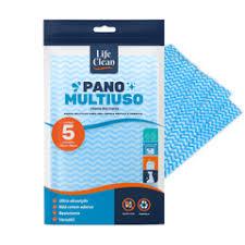 PANO MULTIUSO AZUL 28X50CM C/5UN LIFE CLEAN