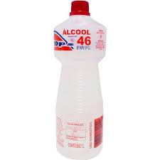 ALCOOL ETÍLICO HIDRATADO 46º 1LT (SEPT 46,2º INPM) FLOPS