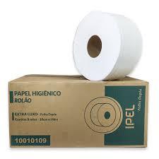 PAPEL HIG. ROLAO 100% CELULOSE F.D. C/8UN 10CMX250MT IPEL
