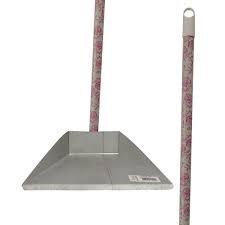 PÁ DE LIXO MEDIA FOLHA RETA METAL CABO LONGO GAVIÃO