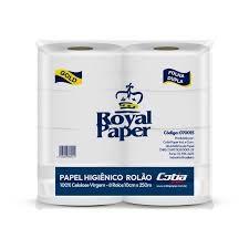 PAPEL HIG. ROLAO 100% CELULOSE F.D. C/8UN 10CMX250M GOLD
