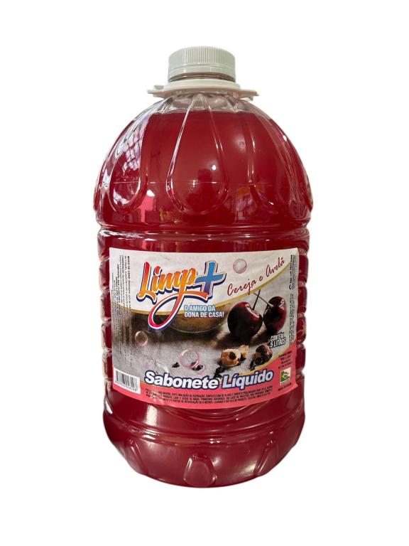 SABONETE LIQUIDO CEREJA E AVELÃ 5LT LIMP+