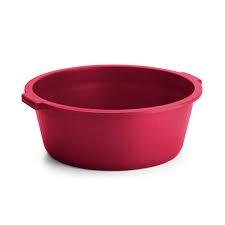 BACIA CANELADA GIGANTE C/ ALÇA 30LT PLASNEW