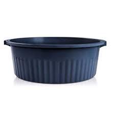 BACIA CANELADA C/ ALÇA 18LT ARQUPLAST