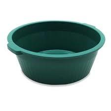 BACIA CANELADA GRANDE C/ ALÇA 32LT ARQPLAST