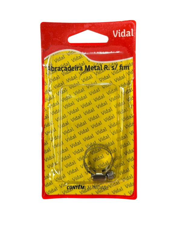 ABRAÇADEIRA DE METAL 3/4" ROSCA S/ FIM VIDAL