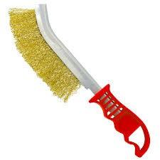 ESCOVA DE AÇO MULTIUSO CABO PLASTICO