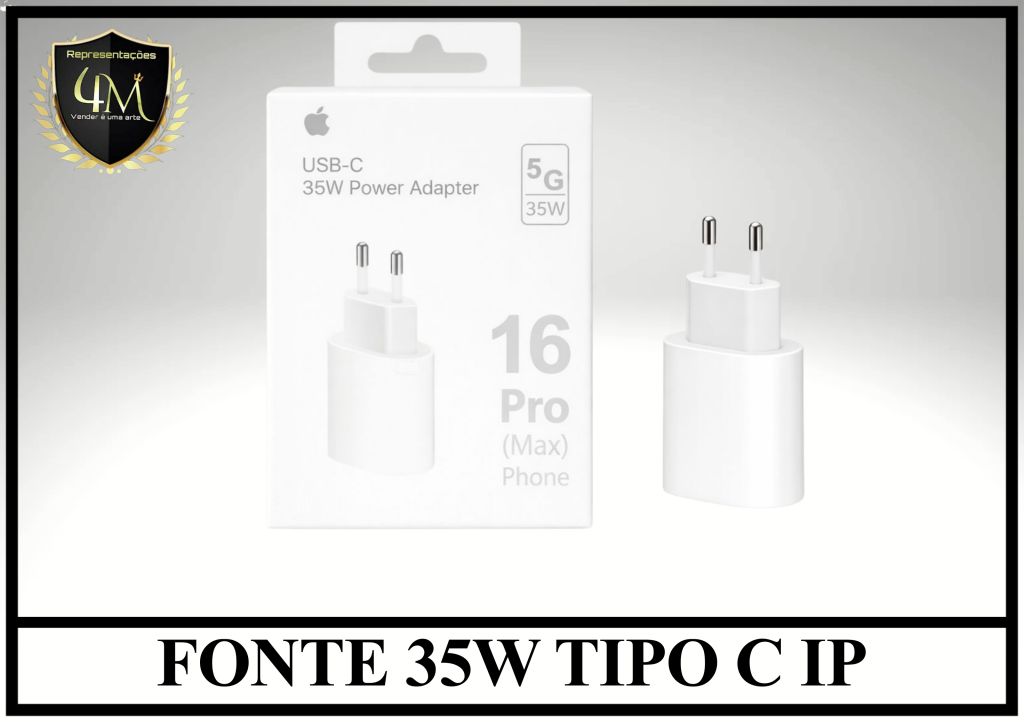 E05 - FONTE 35W TIPO C IP COM LOGO