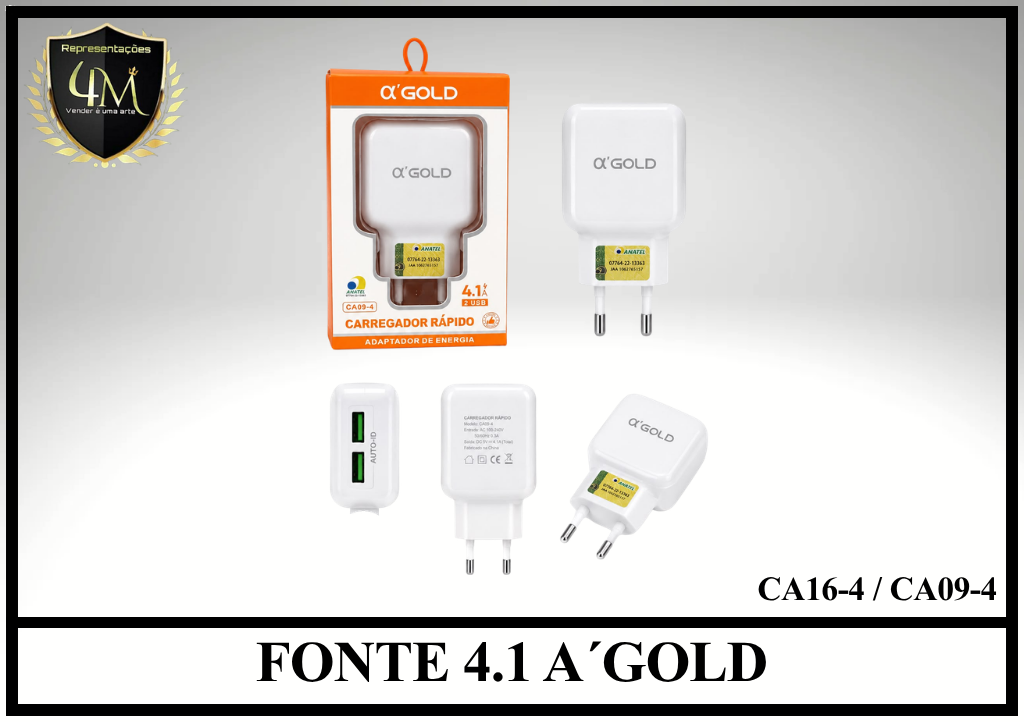 E06 - FONTE 4.1 A´GOLD CA16-4 / CA09-4