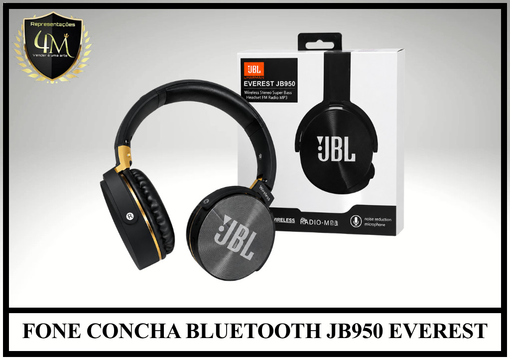 D06 - FONE CONCHA BLUETOOTH JB950 EVEREST