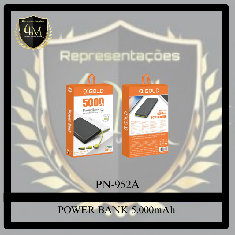 E012 POWER BANK A´ GOLD 5.000MAH PN-952A