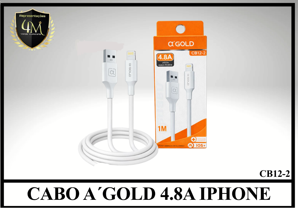 A23-  CABO A´GOLD 4.8A IPHONE CB12-2