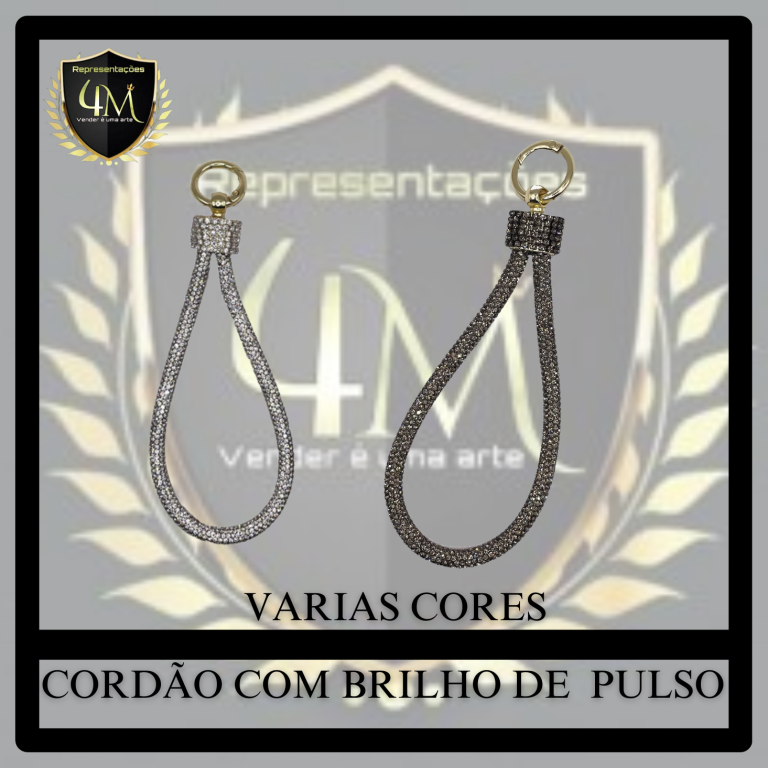 O03 CORDÃO PULSEIRA BRILHO DE PUNHO