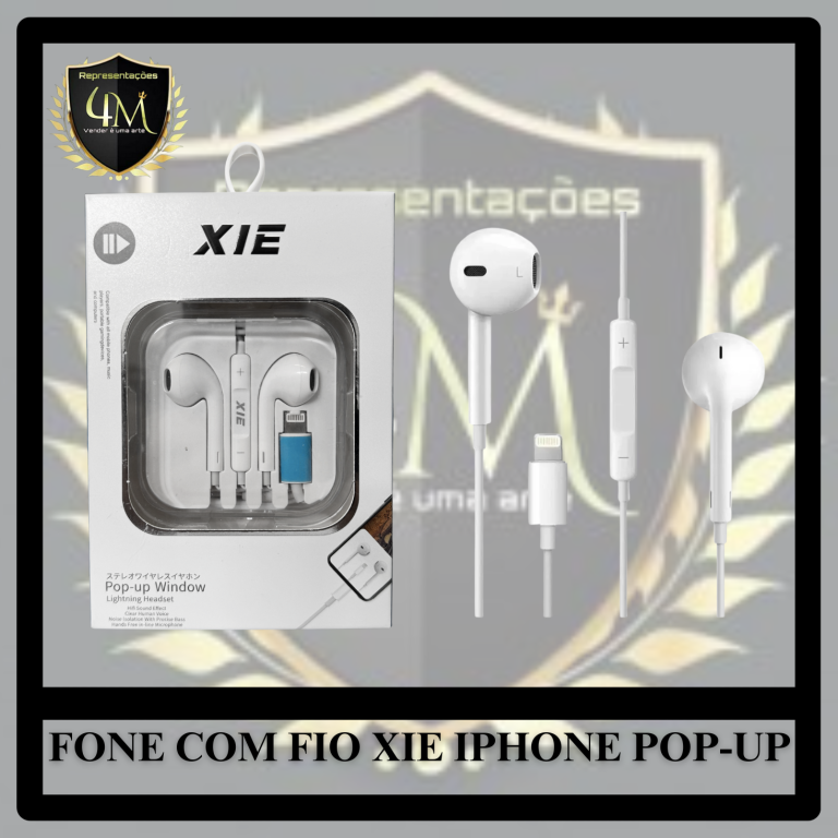 D45 - FONE IPHONE XIE LIGA COM POP-UP