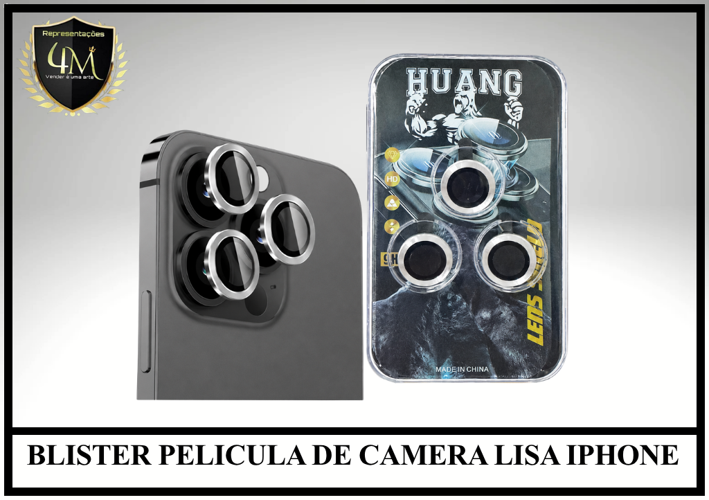 XBLIL004 BLISTER PELICULA DE CAMERA LISA IPHONE 14 / 15 / 14 PLUS / 15 PLUS