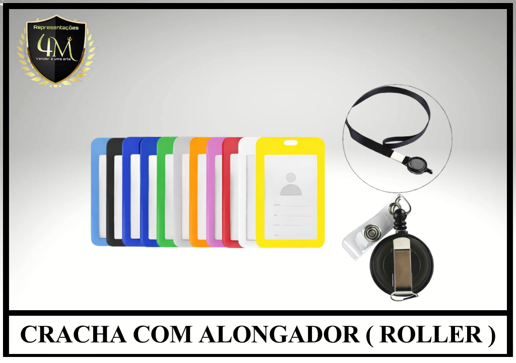 AC 01 - CRACHA COM ALONGADOR ( ROLLER )