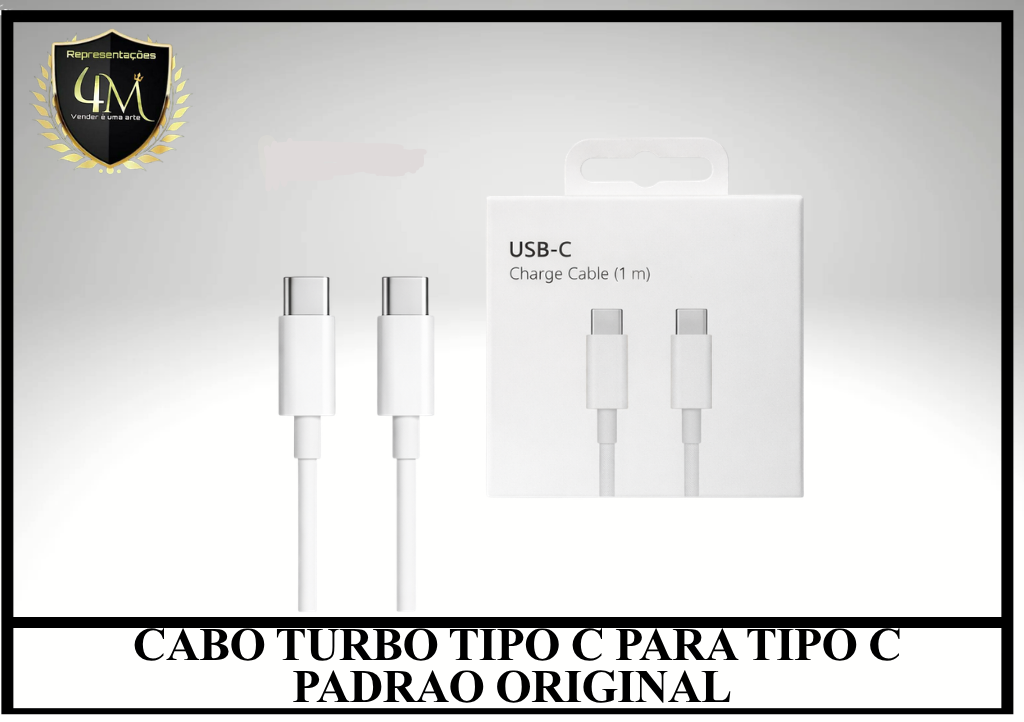 A39 - CABO TURBO TIPO C PARA TIPO C PADRAO ORIGINAL