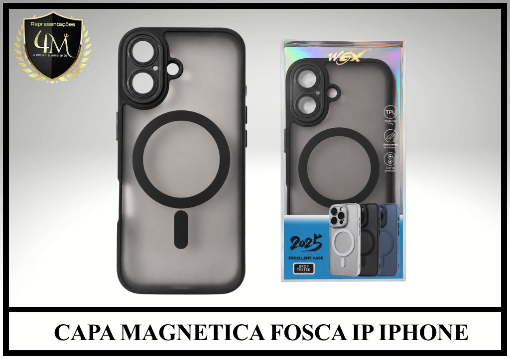 ZMF019 CAPA MAGNETICA FOSCA IP IPHONE 17 PRO MAX
