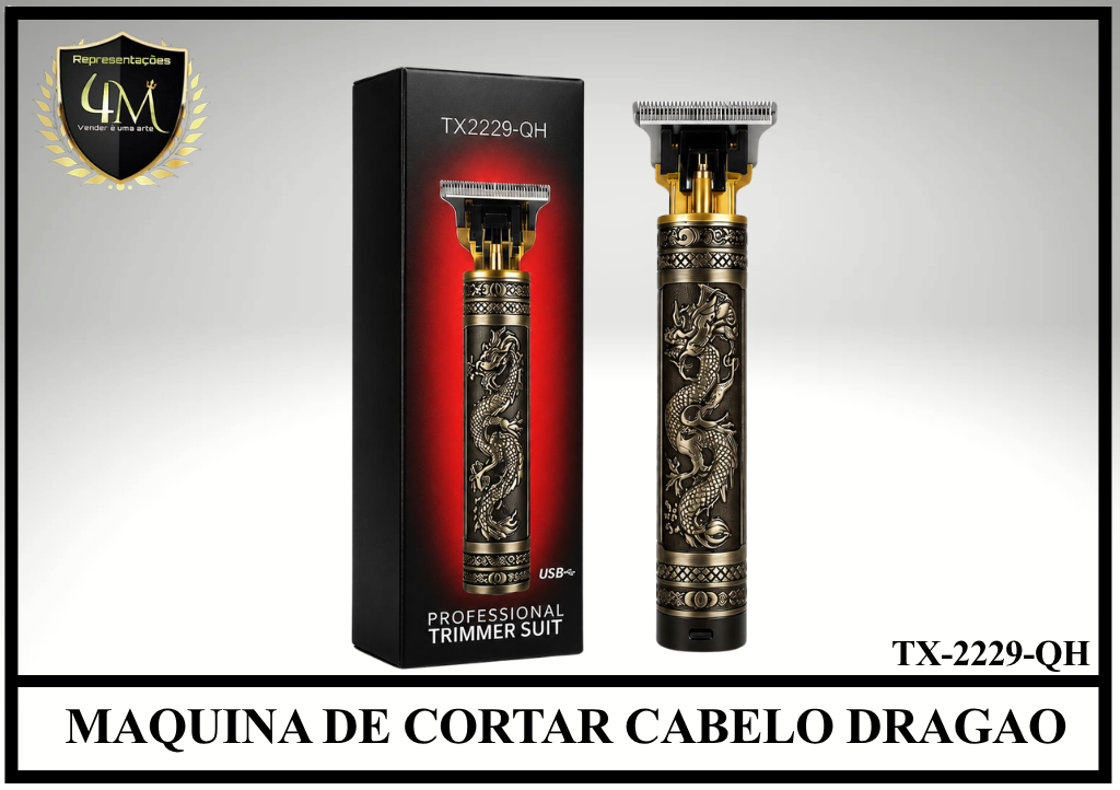 BAB 04 MAQUINA DE CORTAR CABELO DRAGAO TX-2229-QH