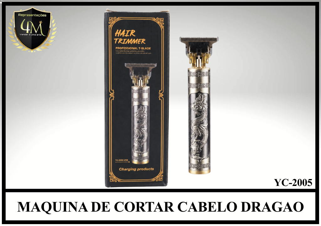 BAB 04 MAQUINA DE CORTAR CABELO DRAGAO TX-2229-QH
