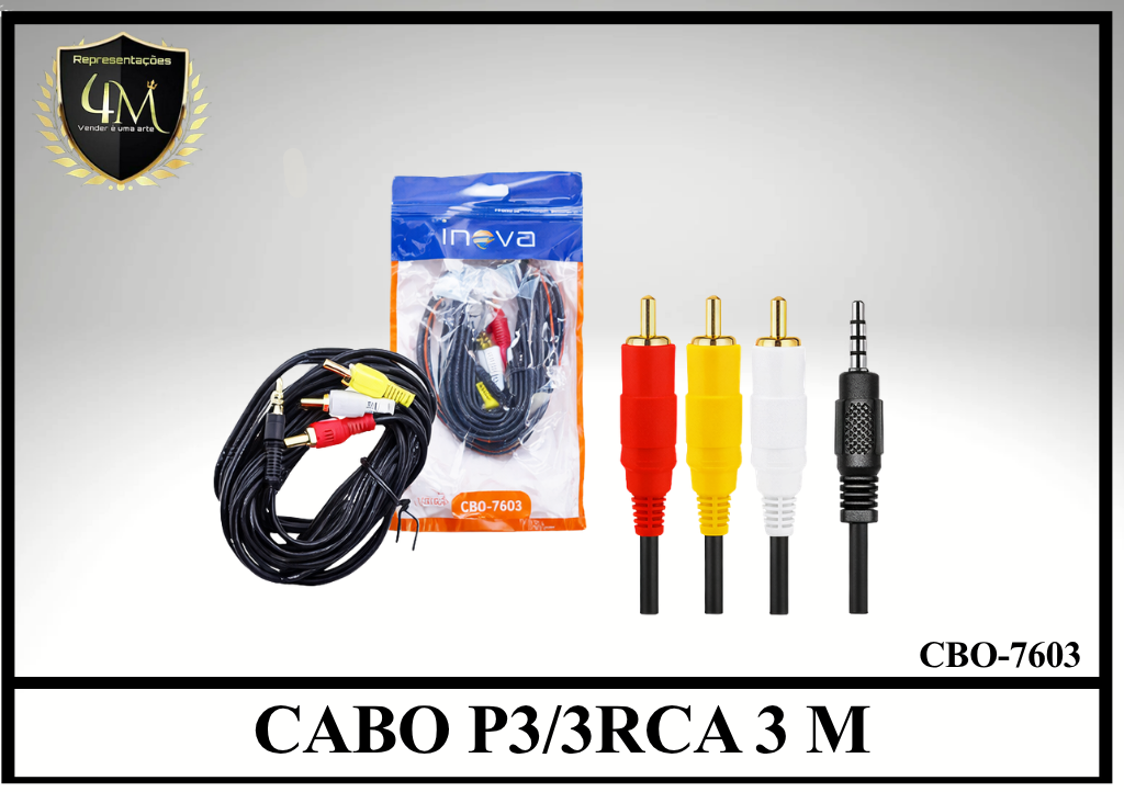 A47 - CABO P3/3RCA 3 METROS CBO-7603