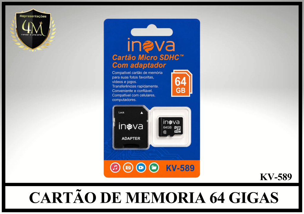 CM 06 CARTÃO DE MEMORIA 64 GIGAS KV-589