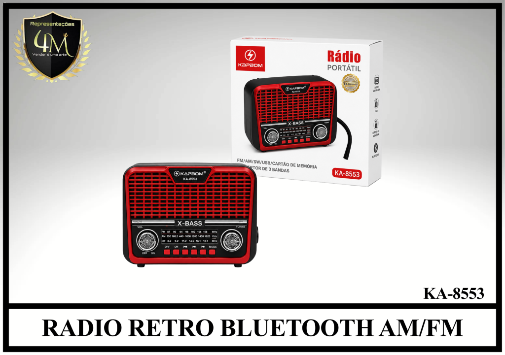 CX 13 RADIO RETRO BLUETOOTH AM/FM  KA-8553