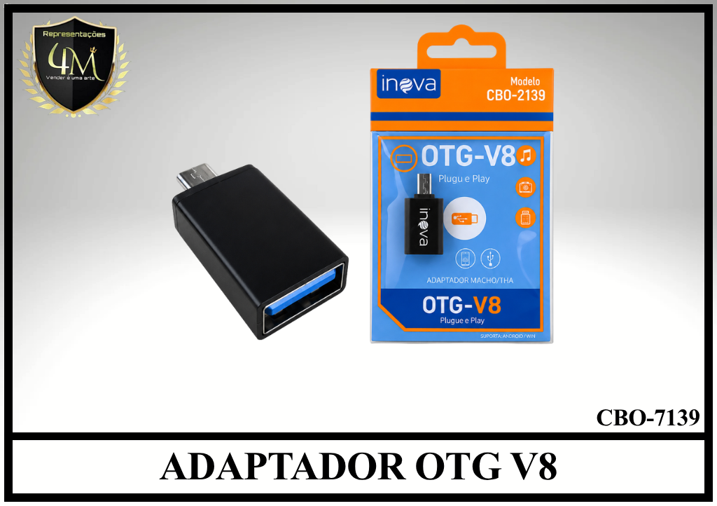 DAP 01 ADAPTADOR OTG V8 CBO-7139