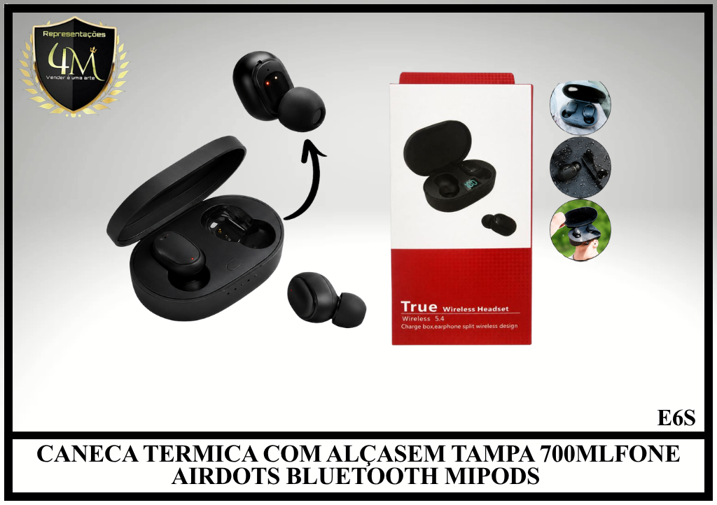 D087 - FONE AIRDOTS BLUETOOTH MIPODS E6S