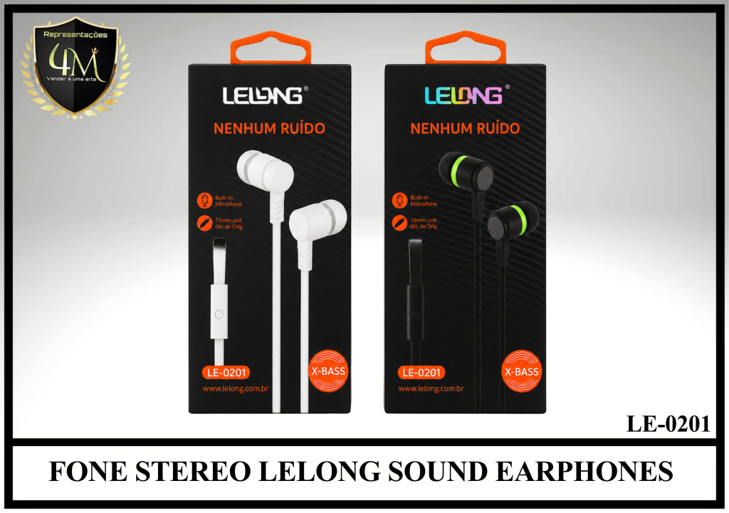 D56 -  FONE STEREO LELONG SOUND EARPHONES LE-0201