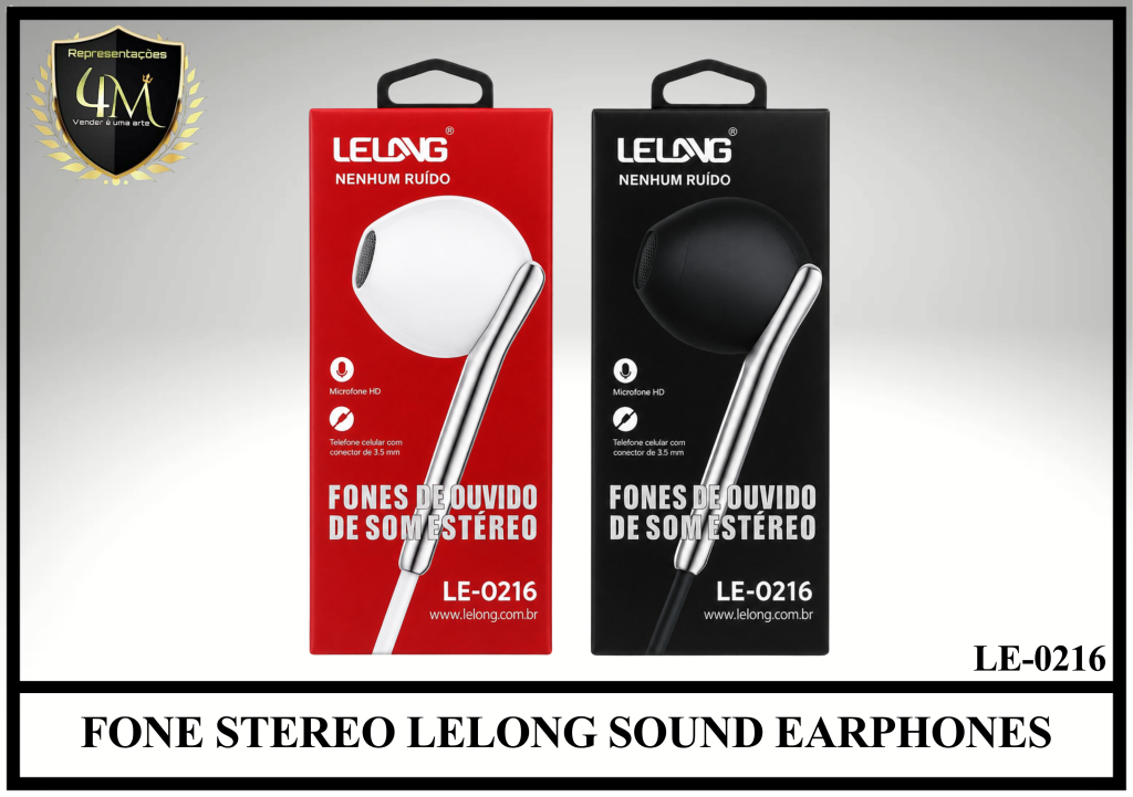D57 - FONE STEREO LELONG SOUND EARPHONES LE-0216