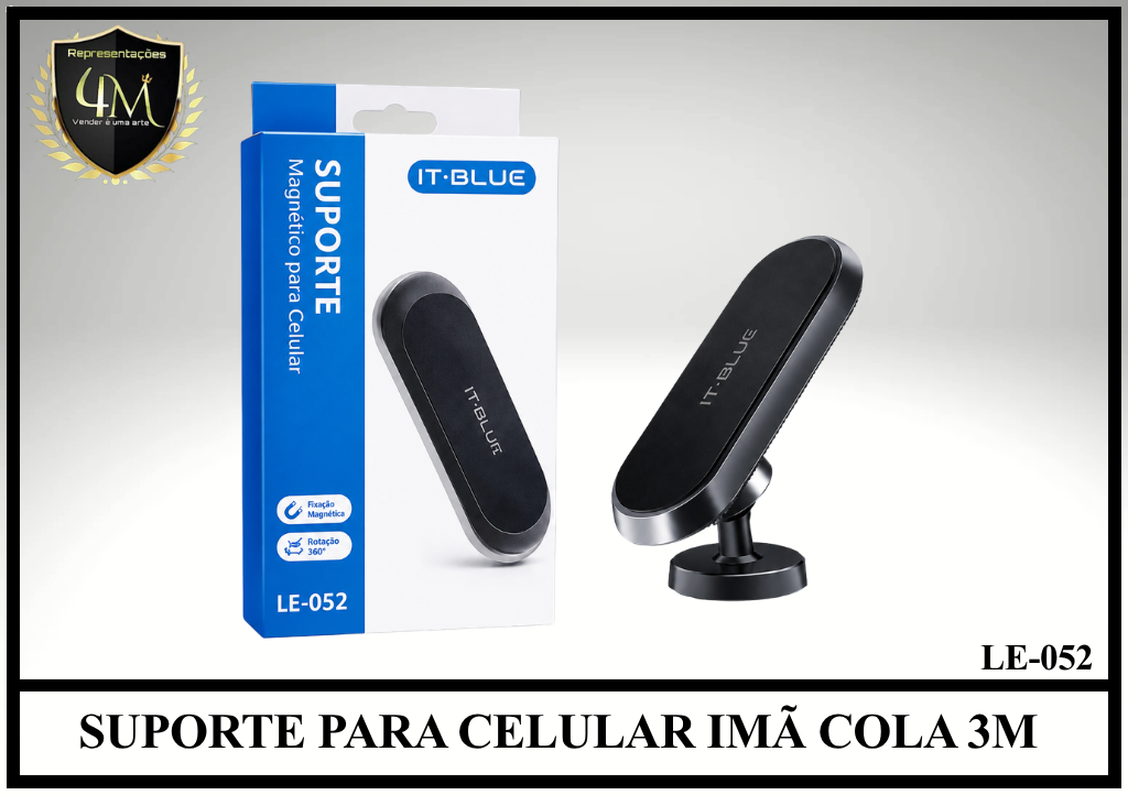 SU 114 SUPORTE PARA CELULAR IMÃ  COLA 3M LE-052