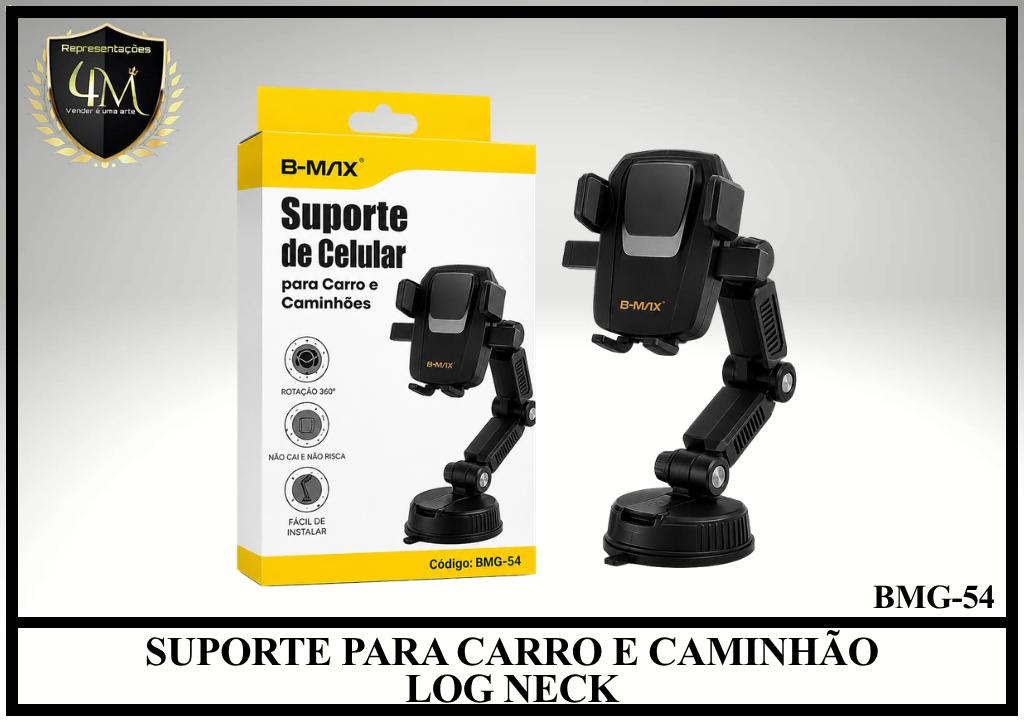 SU 48 SUPORTE PARA CARRO E CAMINHÃO LOG NECK BMG-54