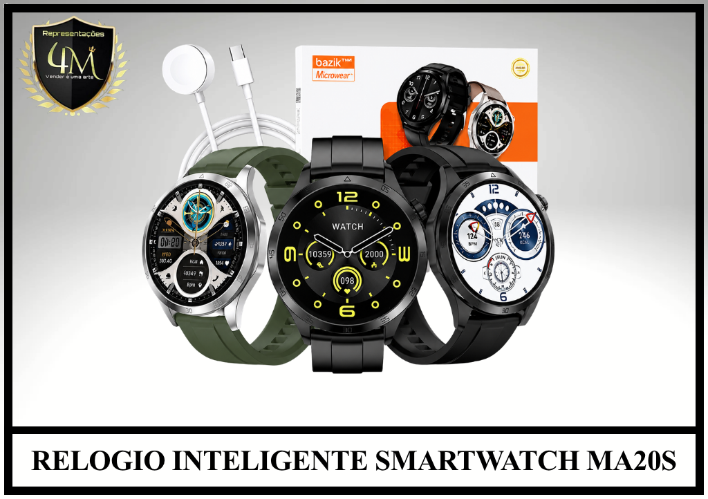 REL 39 RELOGIO INTELIGENTE SMARTWATCH MA20S