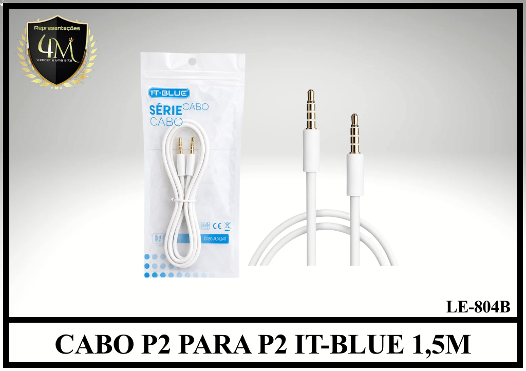 A67 - CABO P2 PARA P2 IT-BLUE 1,5M LE-804B