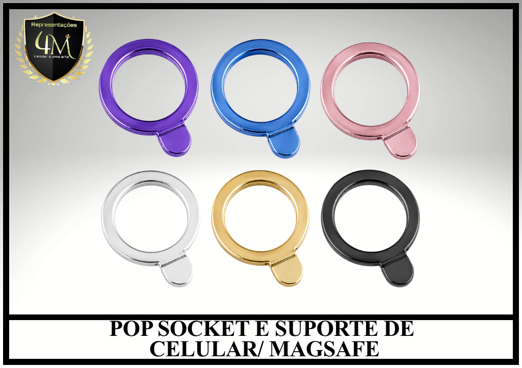 O09 POP SOCKET E SUPORTE DE CELULAR/ MAGSAFE