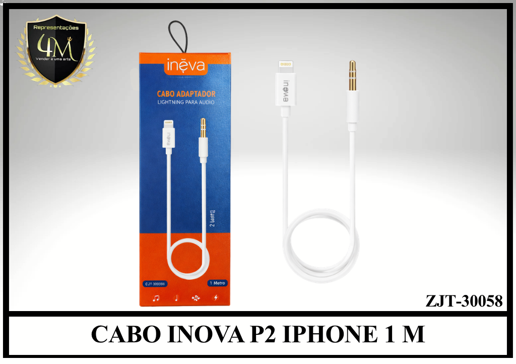 A73 - CABO INOVA P2 IPHONE 1 METRO ZJT-30058