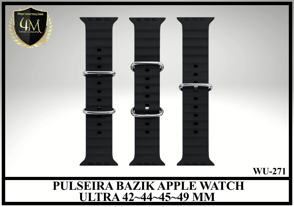 PUL 05 PULSEIRA BAZIK APPLE WATCH ULTRA 42~44~45~49 MM WU-271