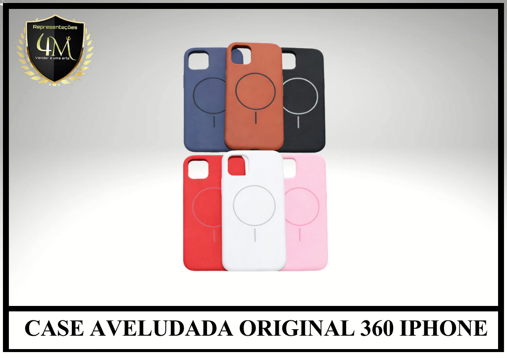 ZCAOR 16 CASE AVELUDADA ORIGINAL 360 IPHONE 17