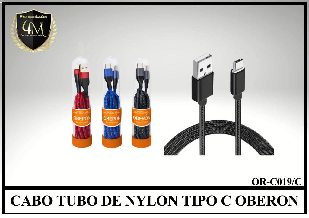A78 - CABO TUBO DE NYLON TIPO C OBERON OR-C019/C