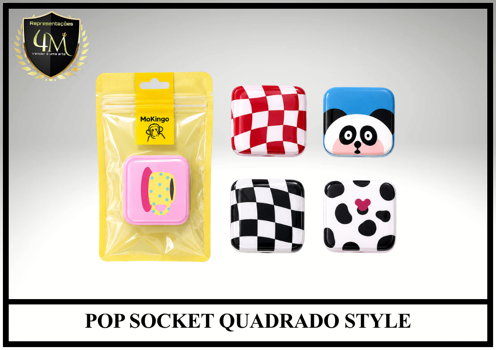 O16 POP SOCKET QUADRADO STYLE