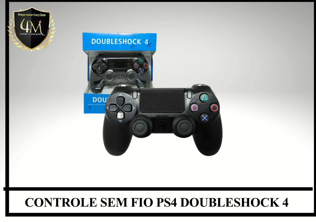 CO 01 CONTROLE SEM FIO PS4 DOUBLESHOCK 4 AJ-Q04-M