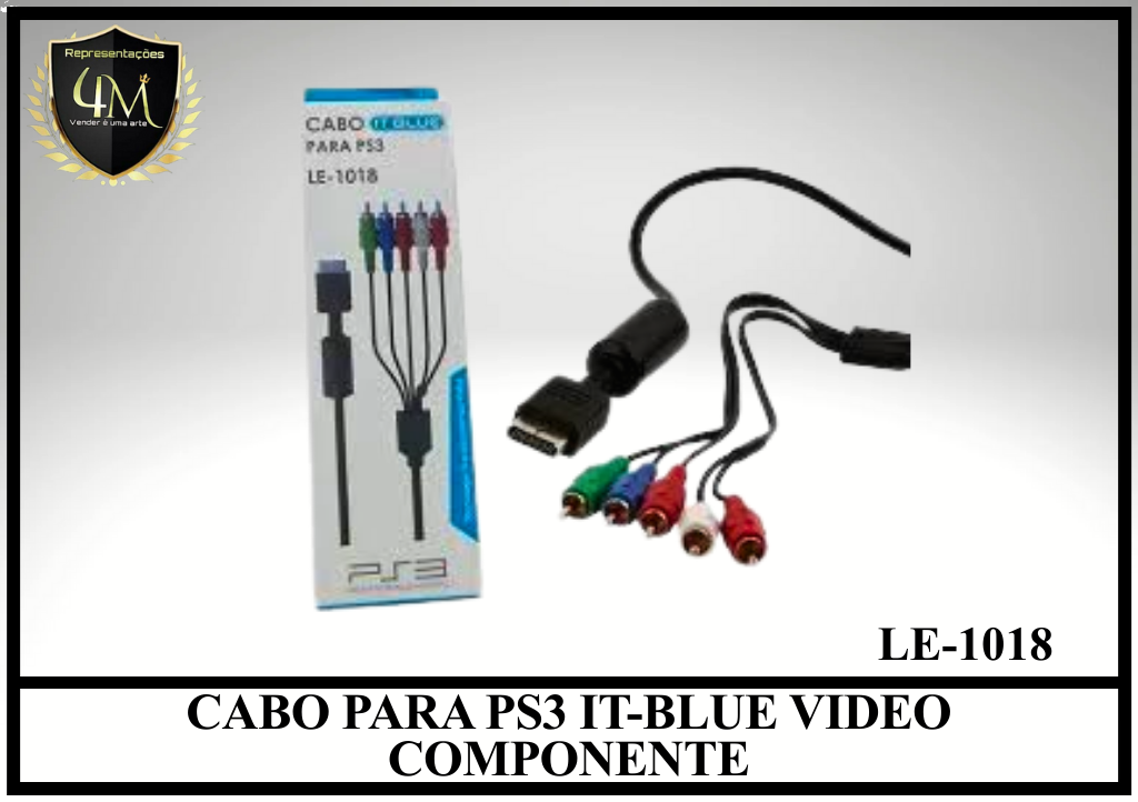A94 - CABO PARA PS3 IT-BLUE VIDEO COMPONENTE LE-1018